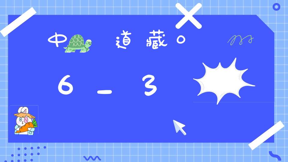 中華道藏06_3