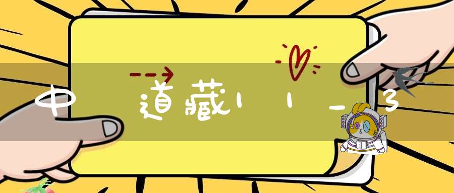 中華道藏11_3