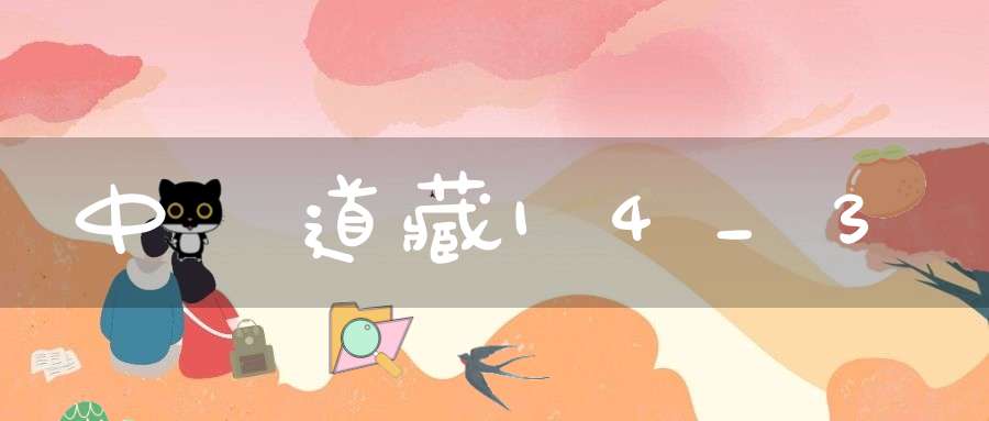 中華道藏14_3