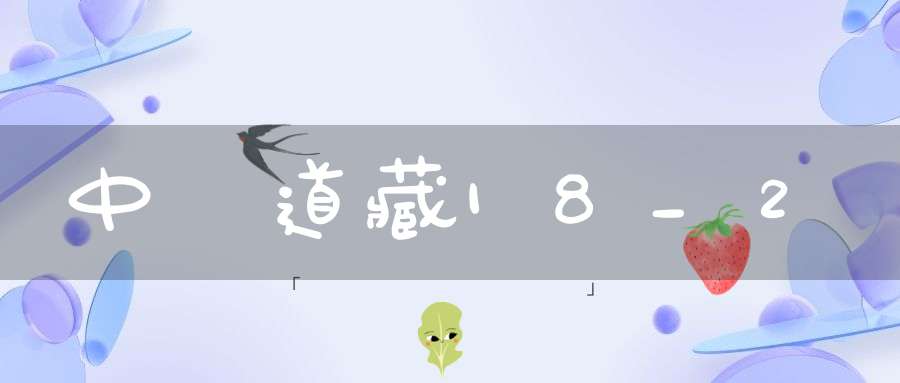 中華道藏18_2