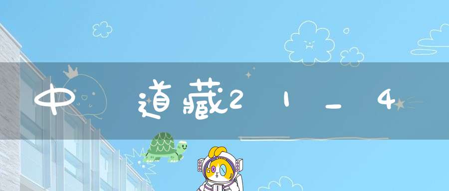 中華道藏21_4