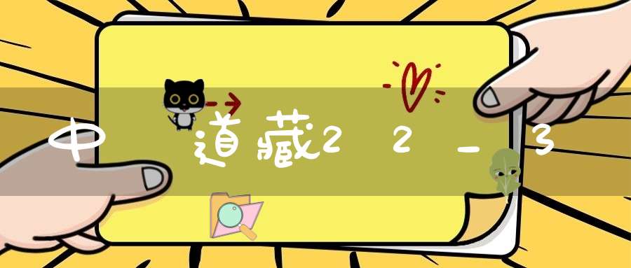 中華道藏22_3