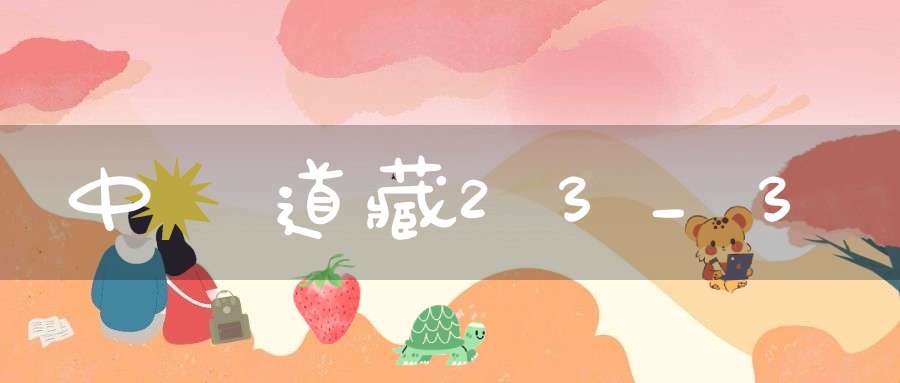 中華道藏23_3