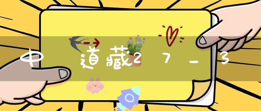 中華道藏27_3