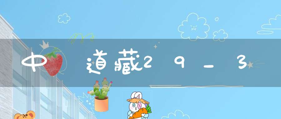 中華道藏29_3
