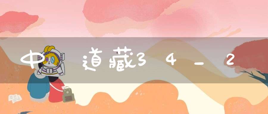 中華道藏34_2