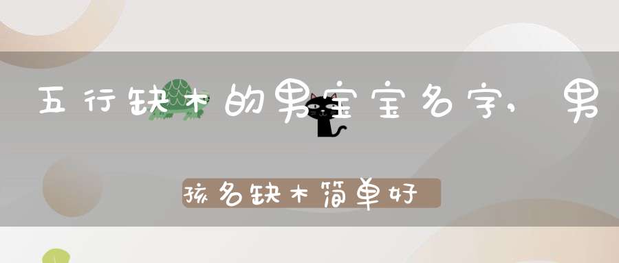 五行缺木的男宝宝名字,男孩名缺木简单好听
