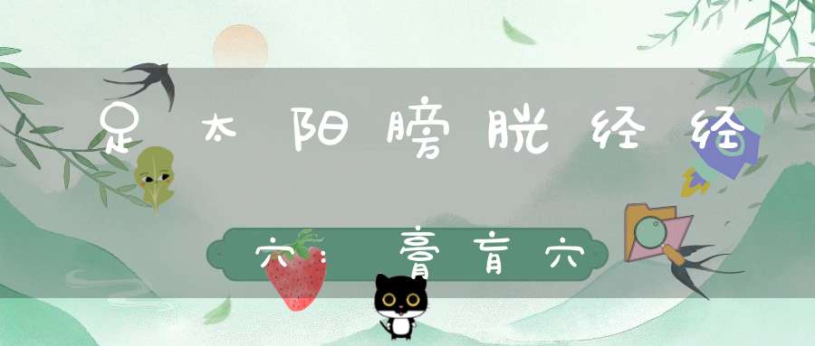 足太阳膀胱经经穴:膏肓穴