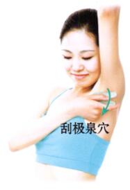 乳房保健刮痧