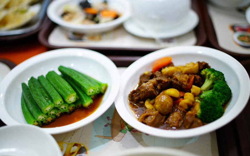 吃饭 荤素搭配
